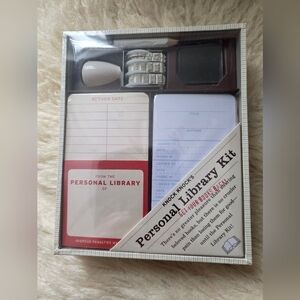 Personal Library Kit/Sign Out Date Stamp/book Cards/ink/pencil/sleeves